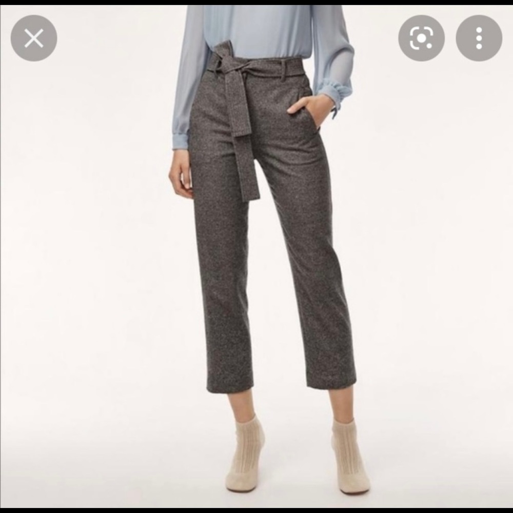 Wilfred tie front pant for sale! Light grey colour. Great condition!
